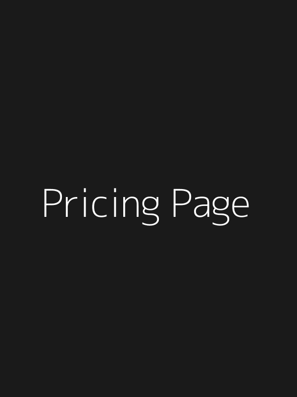 Pricing Page